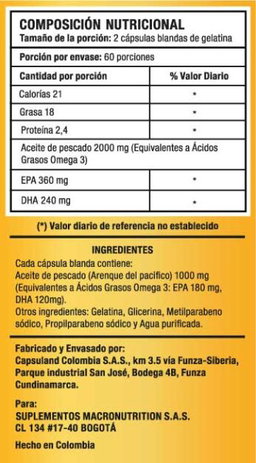 Omega 3 MACROBLENDS 