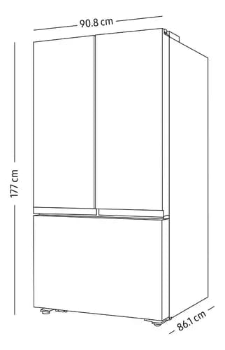 Samsung Refrigerador RF32CG5A10S9EM color silver 110v_6