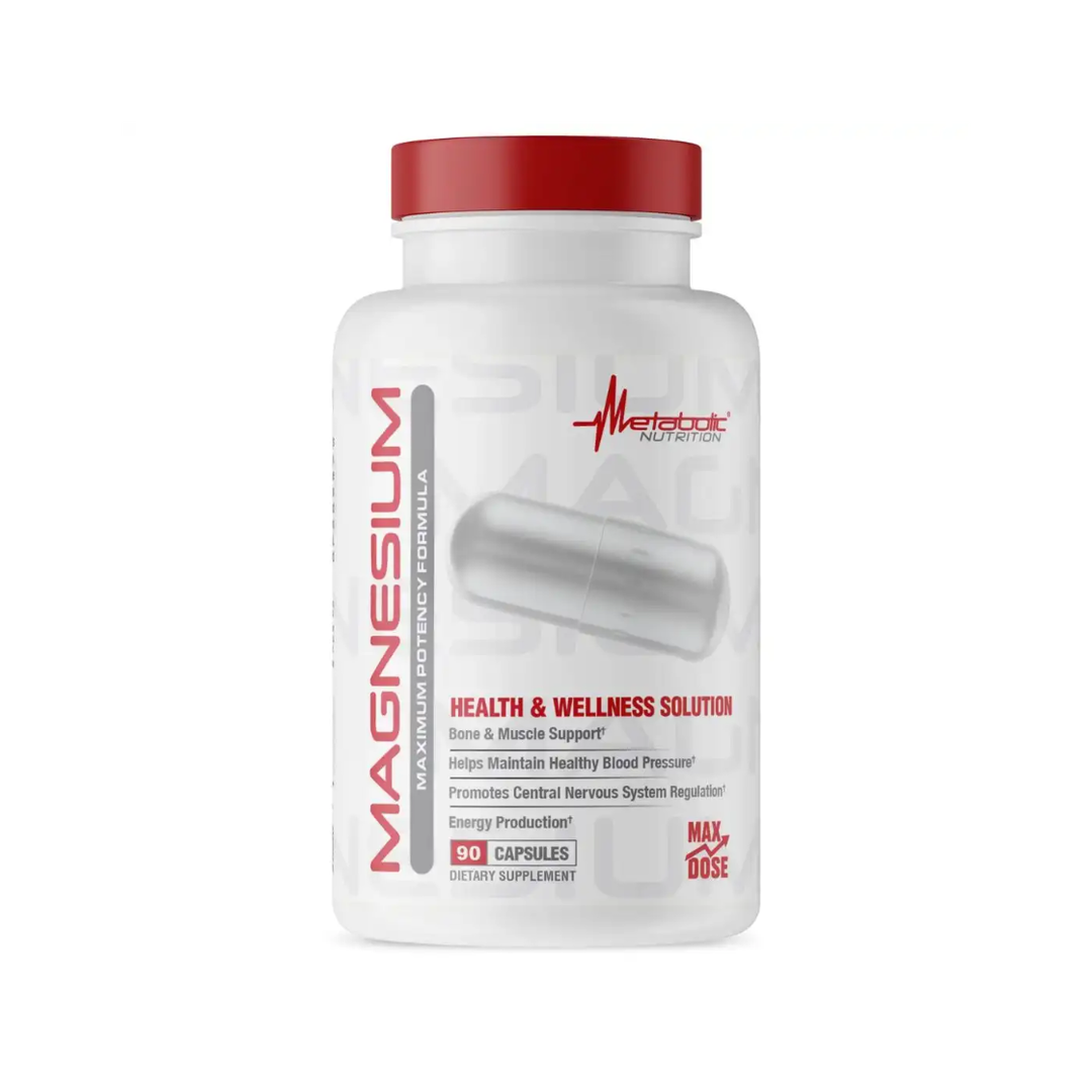 Magnesio 90caps METABOLIC NUTRITION