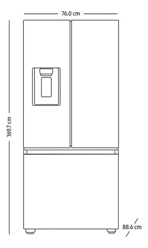 Refrigerador Samsung 22' French Door Digital Inverter Msi_2