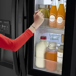Refrigerador No Frost French Door LG Gm78sxt Instaview 660l Color Negro