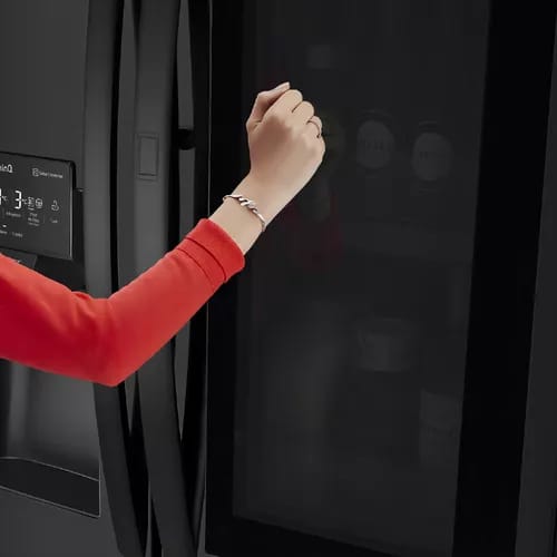 Refrigerador No Frost French Door LG Gm78sxt Instaview 660l Color Negro_3