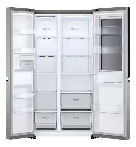 Refrigerador LG Side By Side 28 Pies Plata Vs27bxqp Color Plateado_3