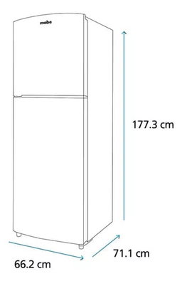 Refrigerador Automático 360 L Inox Mate Mabe - Rme360pvmrm0 Color Inoxidable