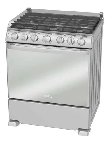 Cocina MabeEM7662CFI color plateado con puerta con visor_3