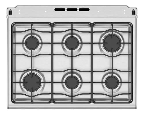 Cocina Mabe ProfesionalEM7646BSIS1 color plateado con puerta con visor 127V_2