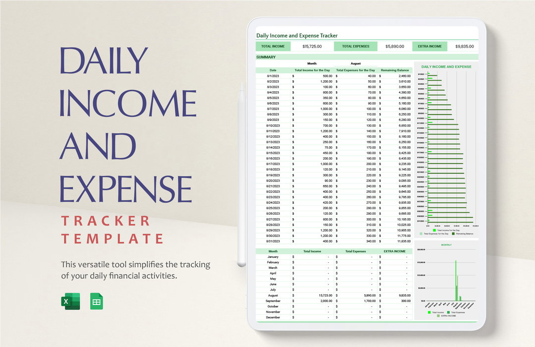 Income and Expense Tracker