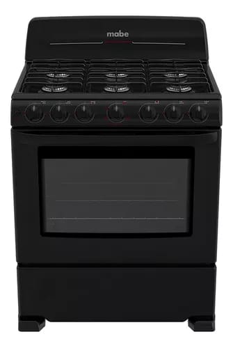 Cocina Mabe DiseñoEM7630BAP color negro con puerta con visor 127V_1