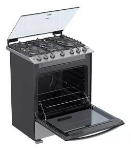 Estufa Xpert Flamma Al Piso Whirlpool 6 Quemadores Color Gris