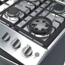 Estufa Xpert Flamma Al Piso Whirlpool 6 Quemadores Color Gris
