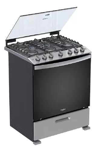 Estufa Xpert Flamma Al Piso Whirlpool 6 Quemadores Color Gris_5