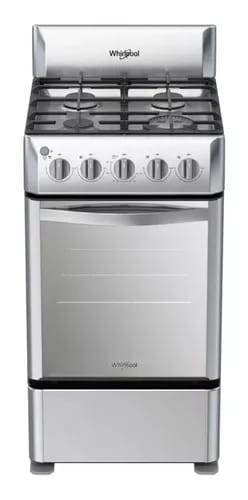 Estufa Al Piso 20 Whirlpool Xpert Flamma Wwr500s Silver Color Gris acero