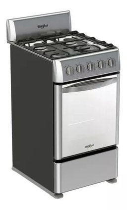 Estufa Al Piso 20 Whirlpool Xpert Flamma Wwr500s Silver Color Gris acero