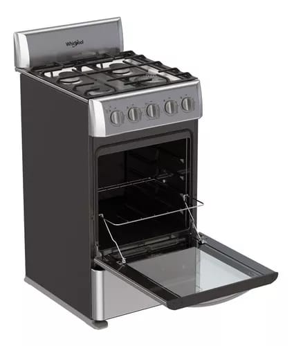 Estufa Al Piso 20 Whirlpool Xpert Flamma Wwr500s Silver Color Gris acero_5