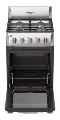 Estufa Al Piso 20 Whirlpool Xpert Flamma Wwr500s Silver Color Gris acero