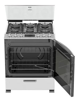 Cocina WhirlpoolWFR7400S color gris acero con puerta con visor 127V
