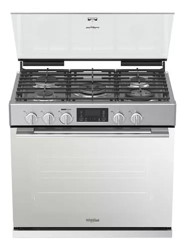 Estufa Whirlpool Empotrable 30 Acero Inoxidable Wer9000s Color Gris Tipo de conexión Gas envasado