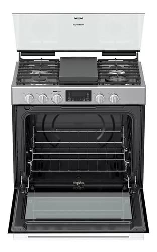 Estufa Whirlpool Empotrable 30 Acero Inoxidable Wer9000s Color Gris Tipo de conexión Gas envasado_5
