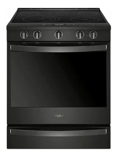 Estufa Whirlpool Smart Appliance Al Piso 30 Negro Wee750h0h_1
