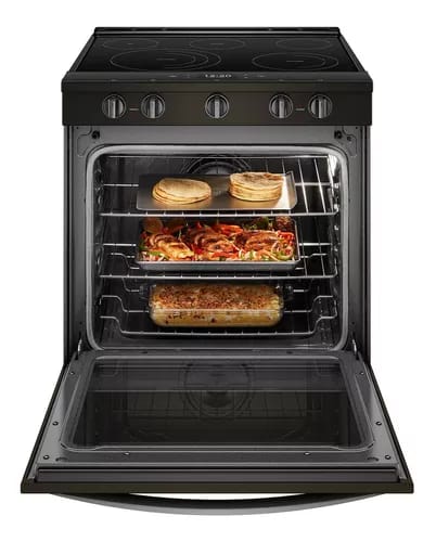 Estufa Whirlpool Smart Appliance Al Piso 30 Negro Wee750h0h_0