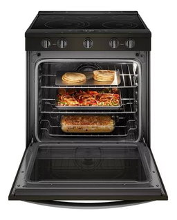 Estufa Whirlpool Smart Appliance Al Piso 30 Negro Wee750h0h