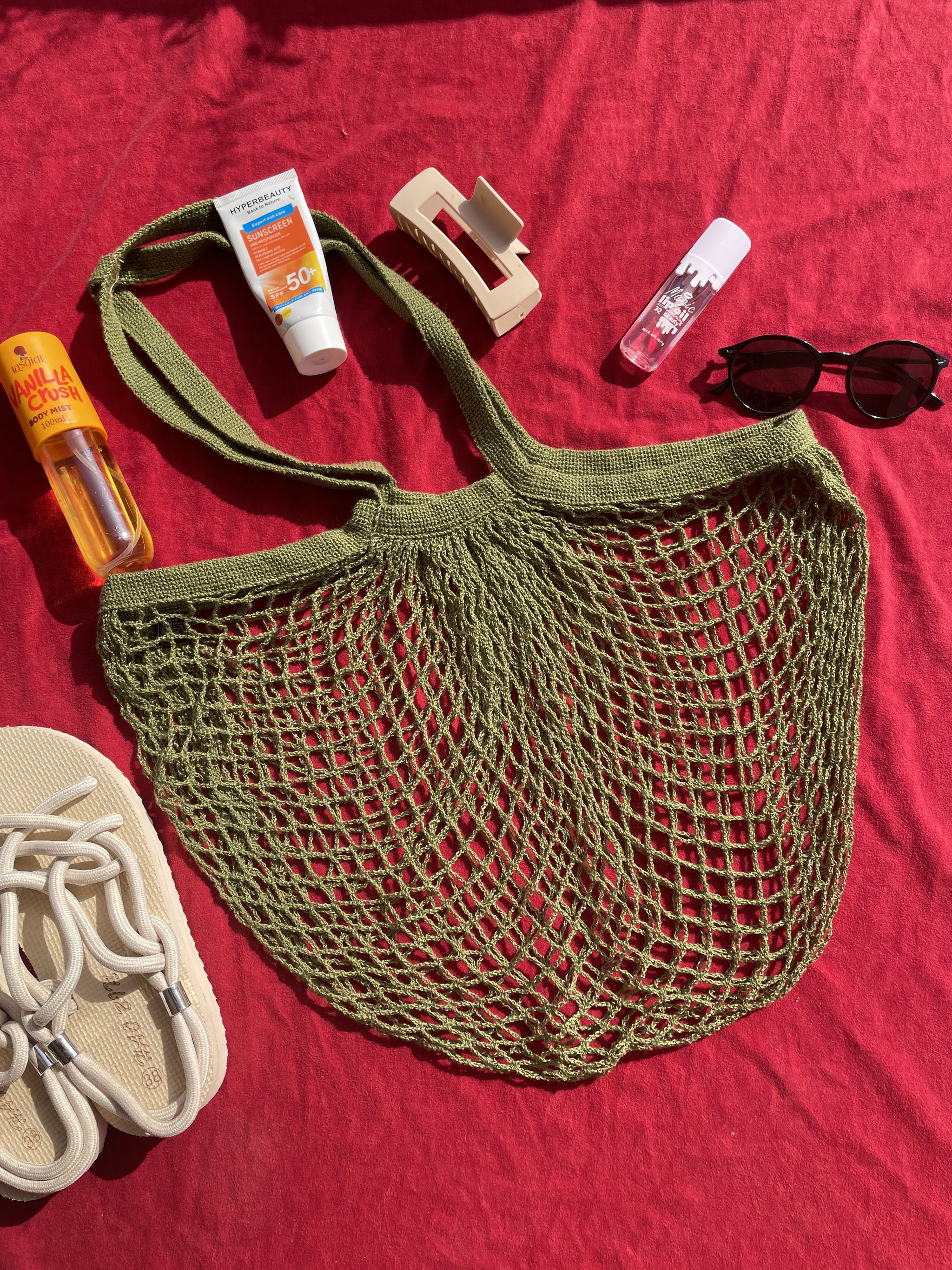Tote bag filet vert_1