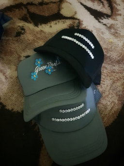 Beaded " Core Logo" Trucker caps