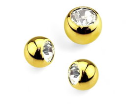 Bezel Set Crystal Balls