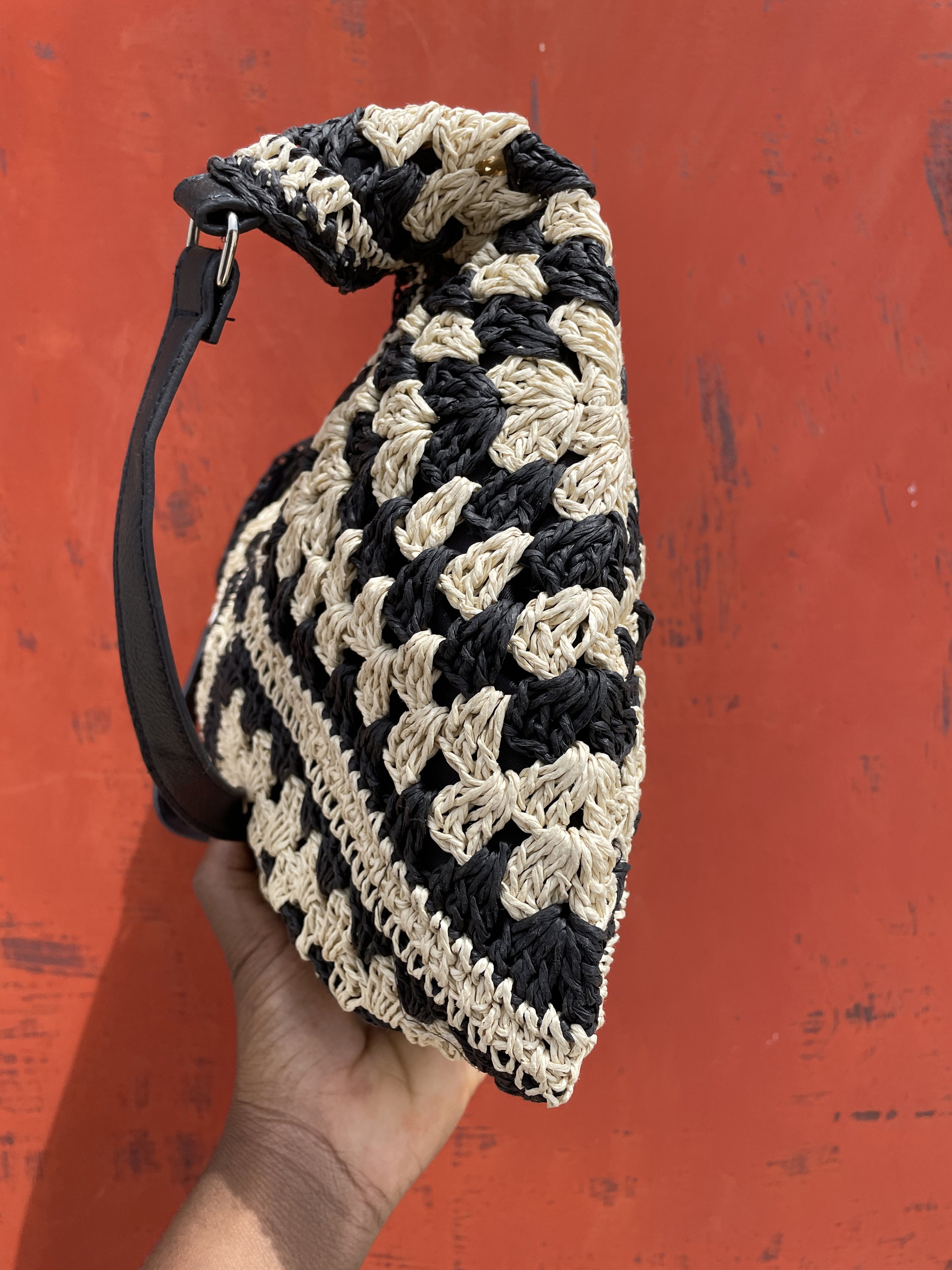 Raphia shoulder bag_1