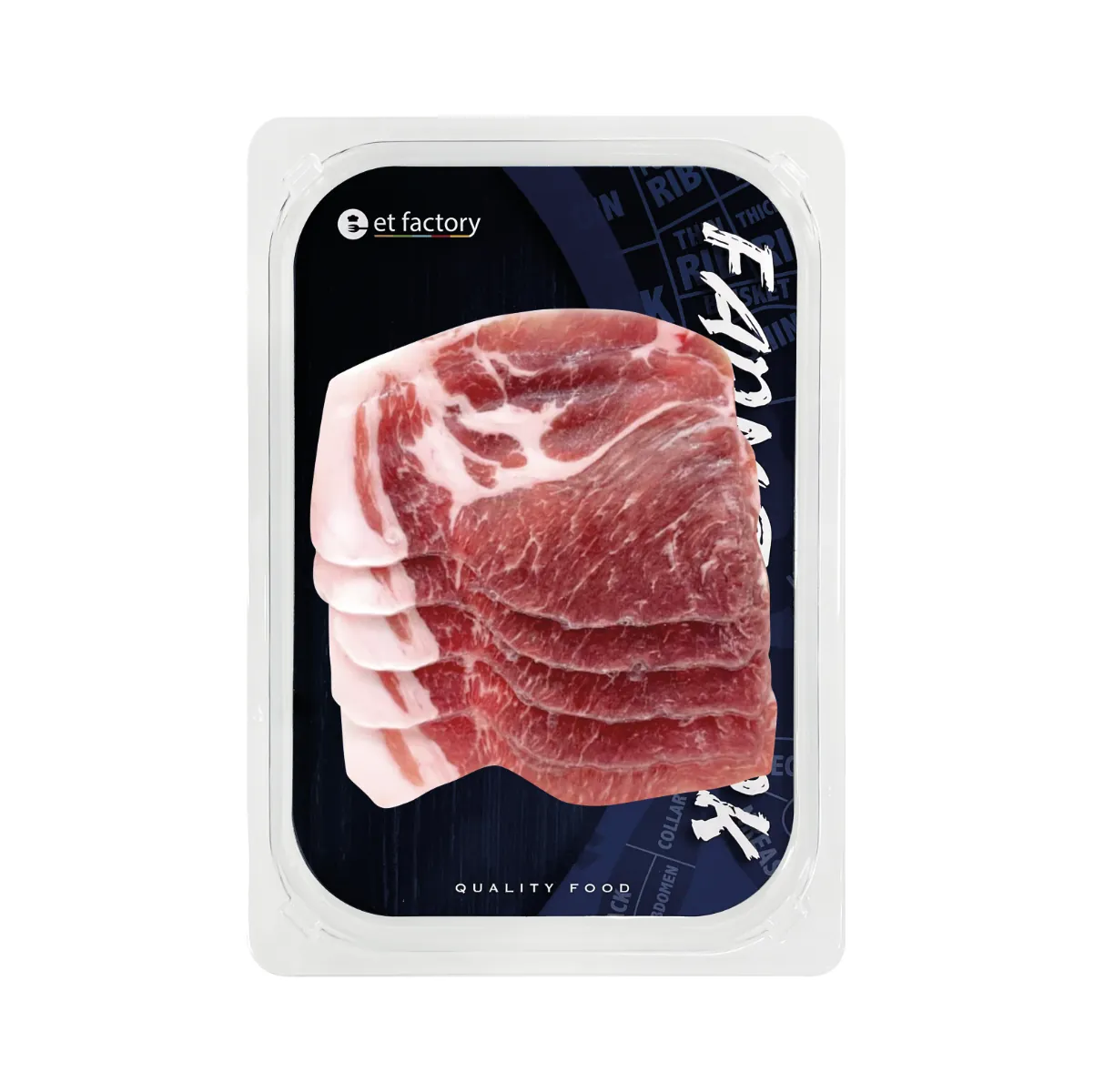 加拿大全天然無激素豬梅肉片 Canadian 100% Natural Pork Collar Butt Sliced 200g