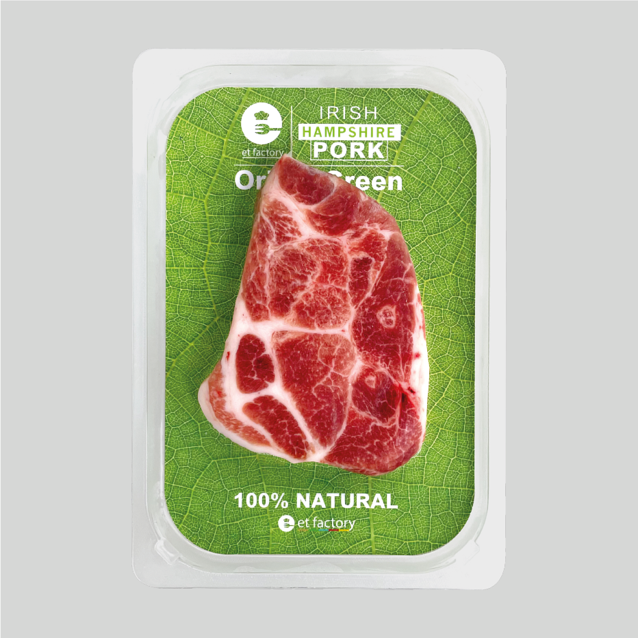 愛爾蘭全天然無激素豬梅肉扒 Irish 100% Natural Hampshire Collar Butt Pork Chop 200g