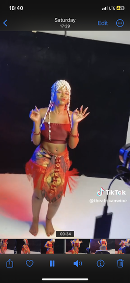 Custom african inspired outfit