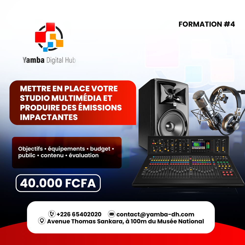 Formation Mettre en place votre studio multimédia et produire des émissions impactantes_0