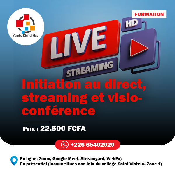 Formation initiation au direct, streaming et visioconférence _0
