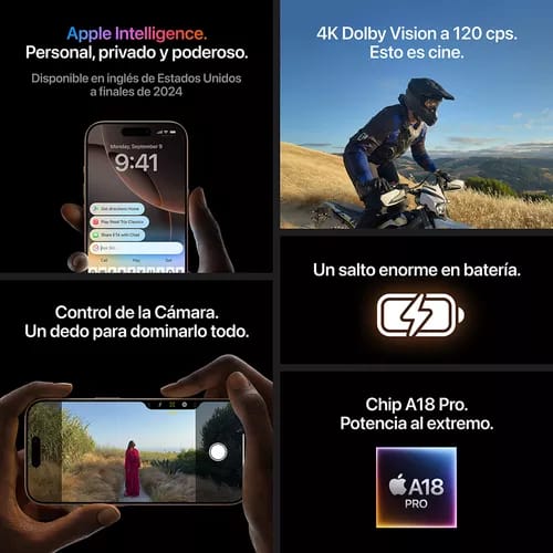 Apple iPhone 16 Pro Max (1 TB) - Titanio - Distribuidor Autorizado_8