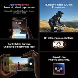 Apple iPhone 16 Pro Max (1 TB) - Titanio - Distribuidor Autorizado