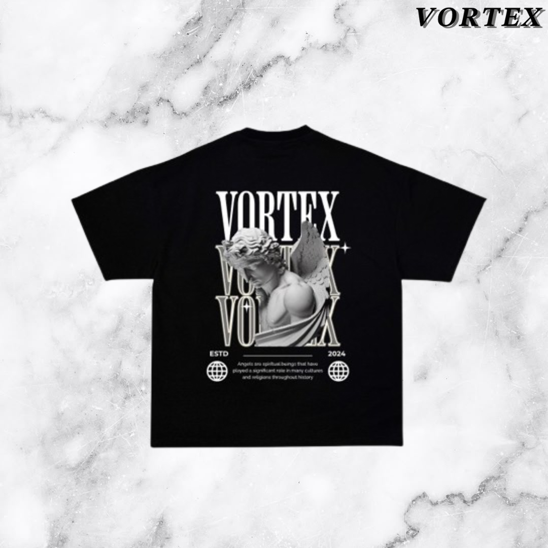 Vortex “Back To The Past” Black Tee_0