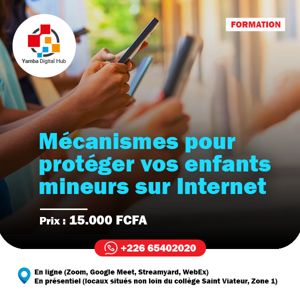 Formation en mécanismes pour protéger vos enfants mineurs sud internet 