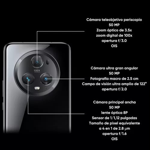 Honor Magic5 Pro Teléfono 12 Gb Ram 512 Gb Rom Dual Sim Smartphone 5100mah Batería Con Nfc Celular Negro_8