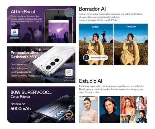 Oppo Reno12 5g Gris Mercurio_4