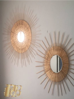 Customized wall sunbursts 