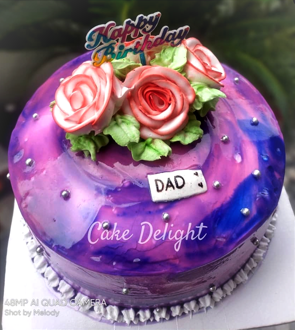 Cotton Candy Cake