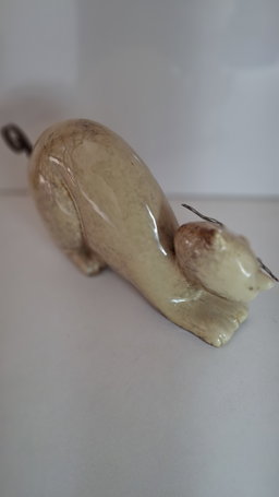 Enfeite de Gato em Ceramica
