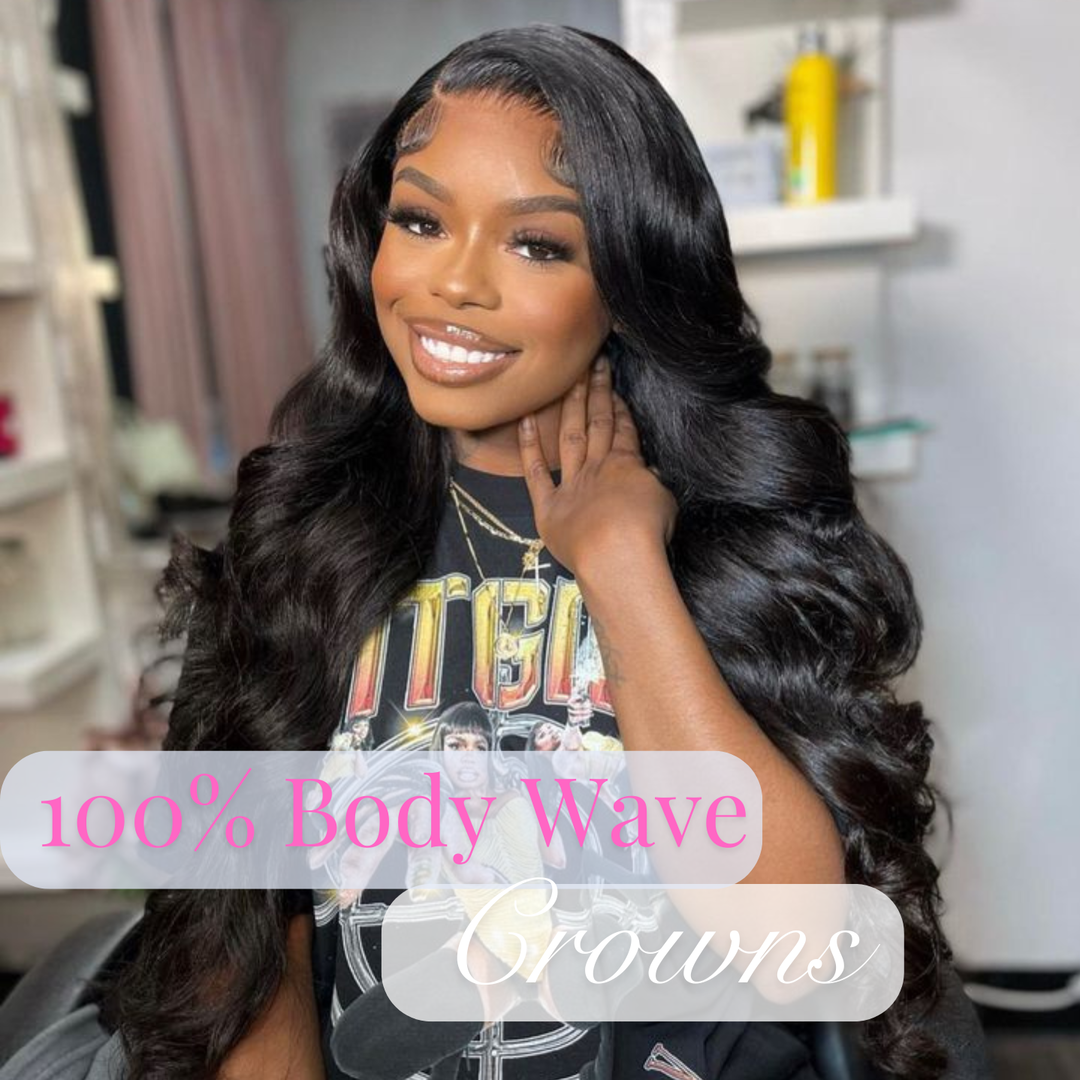 100% Body Wave Lace Crowns