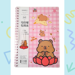 Croquera Capybara tipo cuaderno