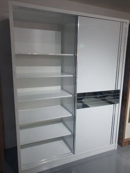 ARMOIRE SLIDEWIHITEH220