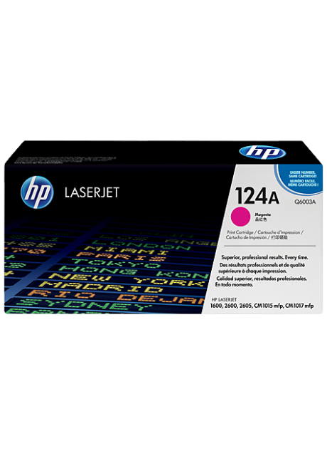 HP 124A Magenta Original LaserJet Toner Cartridge (Q6003A)_0