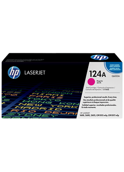 HP 124A Magenta Original LaserJet Toner Cartridge (Q6003A)