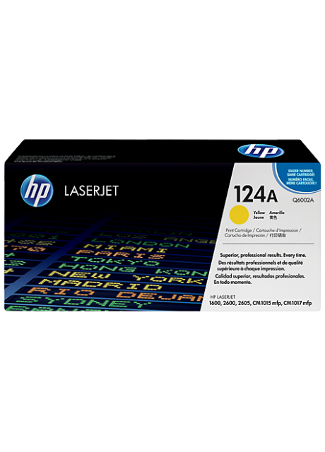 HP 124A Yellow Original LaserJet Toner Cartridge (Q6002A)_0