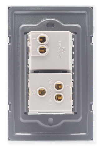 INTERRUPTOR SENCILLO+TOMA BLANCO TROEN 5-294_1